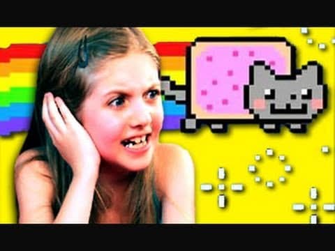 Děti reagují na Nyan Cat