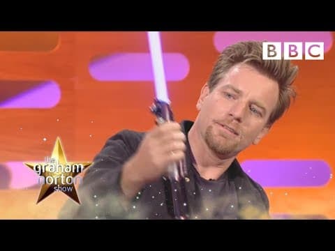 Ewan McGregor a světelný meč