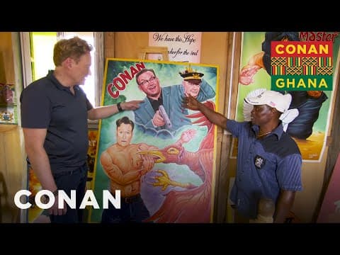 Conan v Ghaně #5: Filmové plakáty a hudební klip