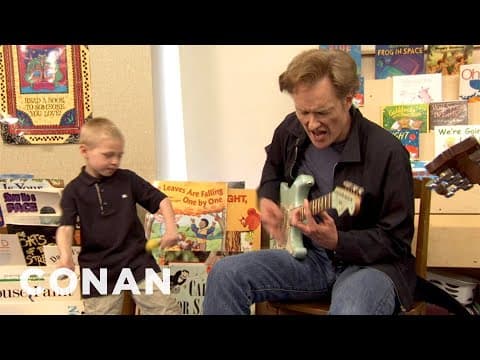 Conan skládá blues s prvňáčky