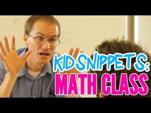 Hodina matematiky podle dětí
