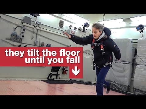 Obří mrazák, ve kterém se testují boty