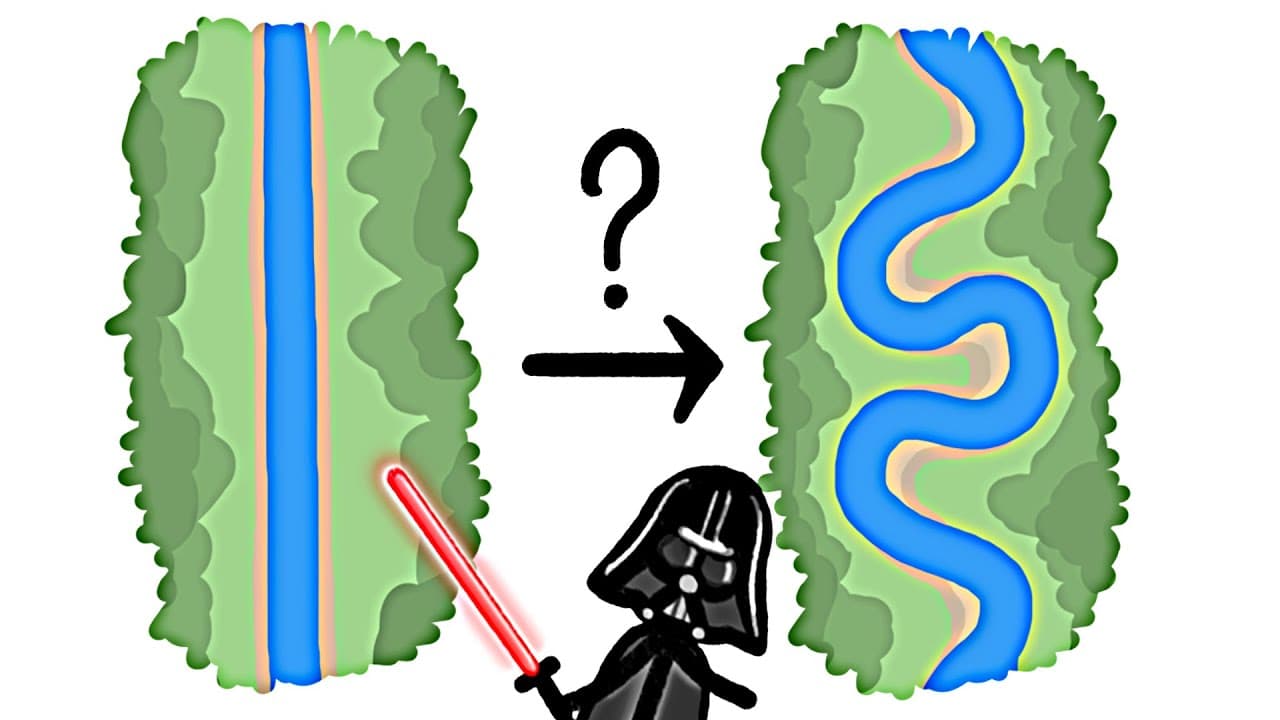 Proč se řeky zatáčejí?