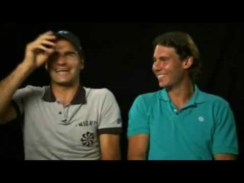 Roger Federer a Rafael Nadal natáčejí reklamu