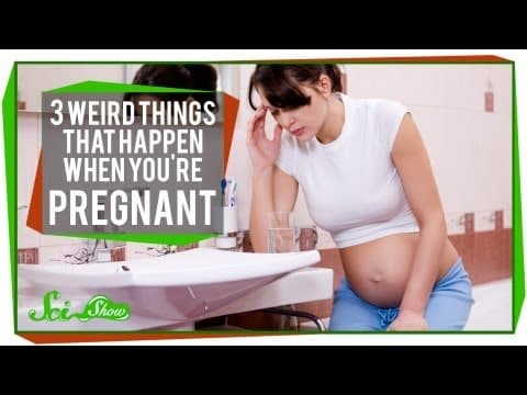 3 divné věci, které se stávají v těhotenství
