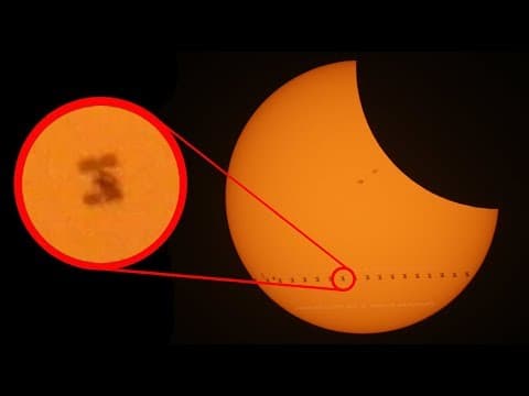 Tranzit ISS při zatmění slunce