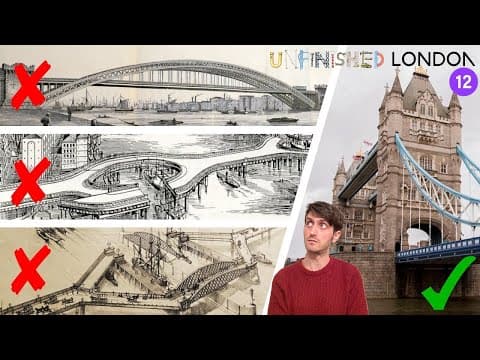 Tower Bridge málem vypadal úplně jinak