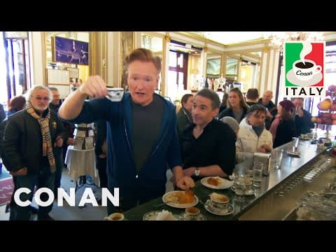Conan v Itálii #7: Lekce kávy